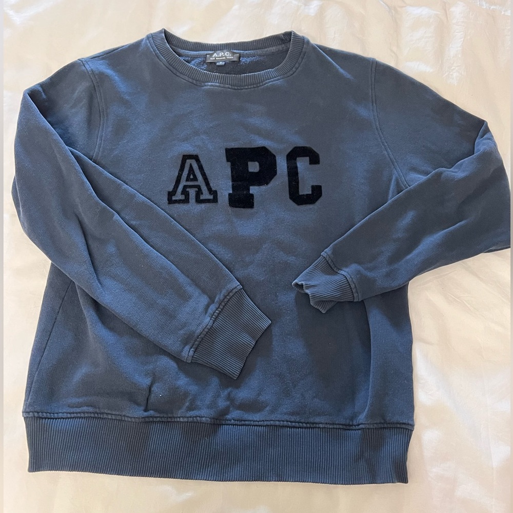 A.P.C. Letter crewneck sweatshirt S
